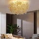 Подвесная золотая люстра Bouquet с хрустальными камешками Ø 60 см | Line F | Арт. MD6003-600 GD - изображение 6