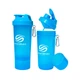 Шейкер для спортивного харчування SmartShake Slim NEON Blue 500 мл блакитний - зображення 2