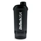 Шейкер для спортивного питания BioTech Shaker Wave + 2 in 1 (500 ml) black - изображение 1