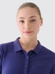 Поло женское 4F 4FWMM00TPTSF514-31S M Синее (5905700607854) - изображение 9