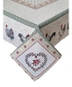 Гобеленовая скатерть на стол ПРОВАНС Курочки, 95x100cм 025987 - изображение 1