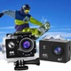 Экшн камера 4K Ultra HD 16Мп портативная водонепроницаемая с LCD дисплеем 2" для спорта и путешествий Черная, SPRL-430-Black - изображение 1