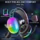 Гарнiтура Aula S505 RGB Transparent Gaming Headset Black (6948391235479) - зображення 5