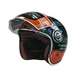 Мотошолом відкритий Beon B-108A ABS SUPER SPORT SHINY BLACK/ORANGE (глянець чорний/помаранчевий), розмір XXL (298677) - зображення 1