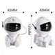 Лазерный ночник-проектор звездного неба Astronaut 3(малый,белая звездочка) Projector Lamp c Пультом высотой 12,5 см White - изображение 7