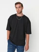 Футболка длинная мужская Trendyol TMNSS22TS0317 XL Black (8683045915519) - изображение 1