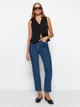 Джинсы Slim Fit женские Trendyol TWOAW24JE00097 36 Dark Blue (8683048985380) - изображение 3