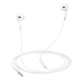 Наушники HOCO Pure joy wire control earphones with microphone M109 белые 3.5мм - изображение 3