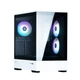 Корпус Zalman P30 без БЖ, 1xUSB3.0, 1xUSBType-C, 3x120мм ARGB, VGA 420мм, LCS ready, TG Side Panel, mATX, чорний/білий (P30BW) - изображение 3
