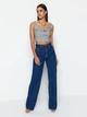 Джинсы Regular Fit женские Trendyol TWOSS23JE00068 40 Blue001 (8683050089076) - изображение 9