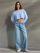 Джинсы Baggy женские Trendyol TWOSS25JE00001 32 Light Blue (8683050724021) - изображение 5