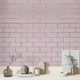 3D панель стінова самоклеюча Sticker Wall 70*70cm*5mm рожевий кирпич зі сріблом D (3DPanda-1501) - зображення 7