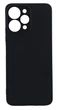 Чохол Silicone Case для Xiaomi Redmi 12 бампер із мікрофіброю чорний - зображення 1