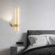 Настенный светильник светодиодный Бра Light House LNF-17518/2 L AB 21W+4W 65см латунь слева спот с 2-ма выключателями - изображение 4