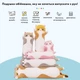 Мягкая игрушка кот батон подушка обнимашка для сна и обнимания детская плюшевая длинная серая 70 см мягкие игрушки для детей - изображение 3