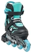 Ролики Rollerblade Microblade black-light blue (28-32) - изображение 4