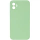 Чохол Silicone Case Square Full Camera Protective (AA) NOLOGO для Apple iPhone 11 (6.1") М'ятний / Mint - изображение 1