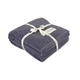 Покривало (простирадло) Lotus Home - Premium Microcotton Antrasit 200x210 - зображення 9