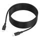 Міцний дата кабель Borofone BX113 Lenny Type-C to Lightning 27W (3m) Black - зображення 6