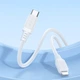 Дата кабель Borofone BX115 Lotto Type-C to Lightning 27W (1m) White - изображение 4