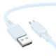 Дата кабель Borofone BX115 Lotto USB to MicroUSB 2.4A (1m) Blue - изображение 4