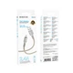 Дата кабель Borofone BX116 Certain USB to MicroUSB 2.4A (1m) Gray - зображення 4