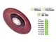 Круг лепестковый торцевой 125 мм зерно 120 Alloid FD-125120 - изображение 6