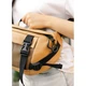 Велика жіноча поясна сумка бананка Sambag DynamicDart бежева - зображення 3