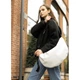 Жіноча сумка Sambag HOBO Bag-glove біла - зображення 5