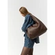 Жіноча сумка Sambag HOBO L шоколадна - изображение 1