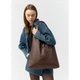 Жіноча сумка Sambag HOBO M шоколадна - изображение 1