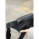 Жіноча сумка на пояс бананка шкіряна Sambag Tirso BTT чорнa - изображение 8