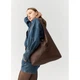 Жіноча сумка Sambag HOBO M шоколадна - изображение 8
