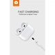Бездротові навушники WUW-R184, BT5.0, TWS, 25mAh, 200mAh, 4h, white - зображення 3