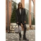 Жіноча сумка Sambag HOBO Bag-glove тканева графітова - зображення 7