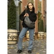 Жіноча сумка Sambag HOBO Bag-glove графітова - зображення 5