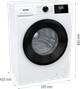 Пральна машина автоматична Gorenje W3NGPI62SBS/UA (7087417) - изображение 3