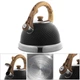 Чайник Ofenbach Whistling Kettle Black 2.7л нержавеющая сталь со свистком, черный (NB-100305BL) - изображение 3