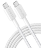Кабель Anker 322 USB-C to USB-C - 0.9m Nylon White (6962732) - изображение 2