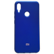 Чехол для Realme XT Soft Silicone Logo Series синий - изображение 2