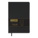 Блокнот деловой Buromax Touch Me А5 96 листов в линию обложка из искусственной кожи черный (BM.295202-01) - изображение 1