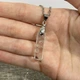 Кулон с натуральным камнем Горный хрусталь прямоугольной формы на цепочке ювелирная сталь в сувенирной коробочке (16196) - изображение 3
