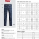 Чоловічі джинси Levi's 512 slim taper, завужені, розмір W34/L34 - зображення 5