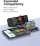 Док-станция JSAUX для Steam Deck/ROG Ally/Legion Go Dock, 5-в-1 HDMI 4K@60Hz, 100Mbps Ethernet, USB-A и 100 Вт USB-C (HB0602) - изображение 6