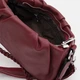 Жіноча шкіряна сумка Borsa Leather K15001w-bordo - зображення 5