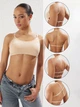 Бюстгальтер без косточек Trendyol THMSS25SU00004 S Бежевый (8683050727619) - изображение 2