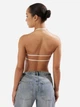 Бюстгальтер без косточек Trendyol THMSS25SU00004 S Бежевый (8683050727619) - изображение 3