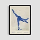 Постер Roomy "Blue Dancer" Черная рамка с глянцевым стеклом A3 (42x29.7 cm) - изображение 1
