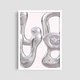Постер Roomy "Silver Abstract" Без рамки A4 (29.7x21 cm) - зображення 2