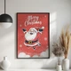 Постер Roomy "Santa On Red" Без рамки A2 (59.4x42 cm.) - изображение 2